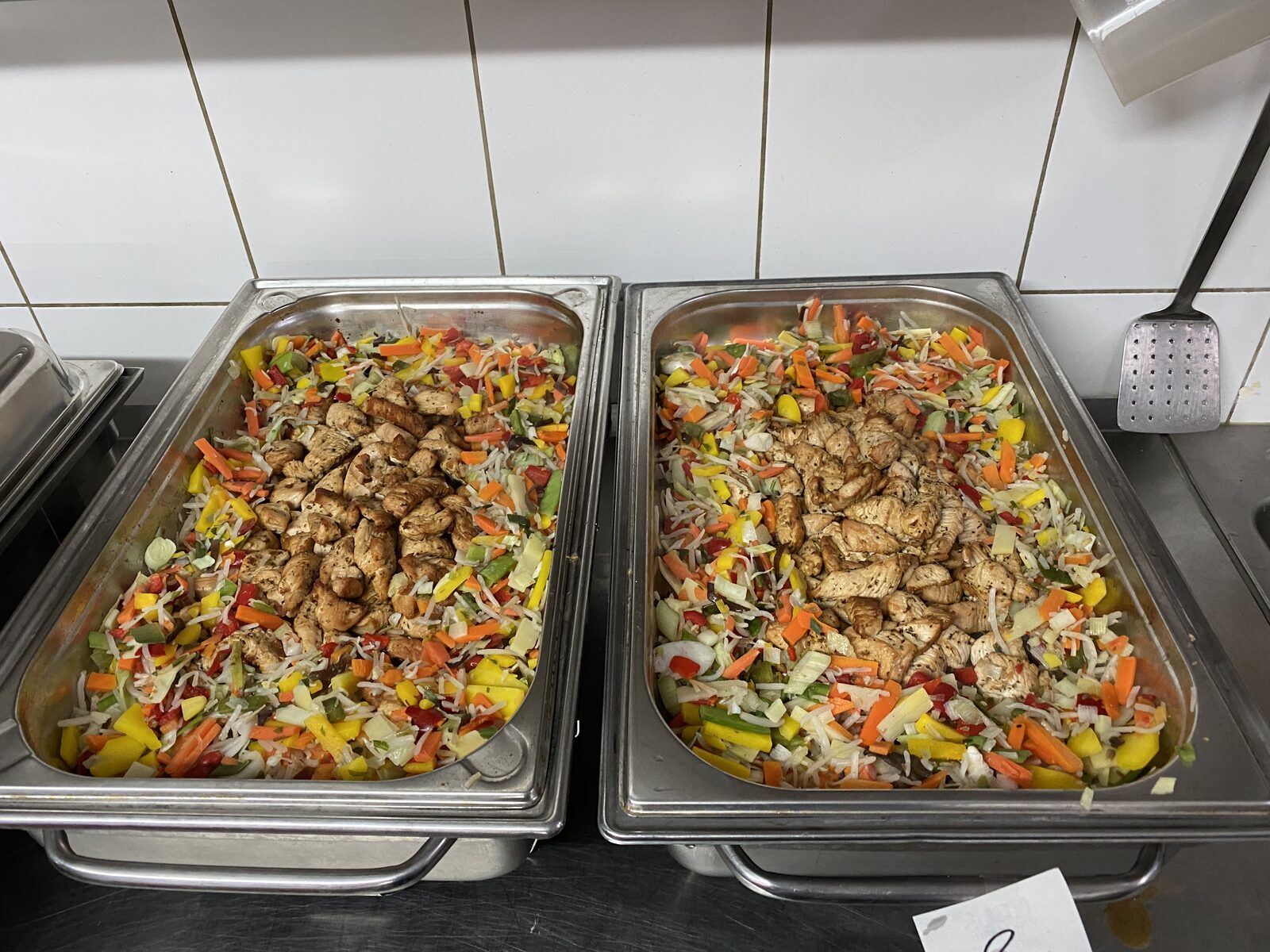 Kalt-warmes Buffet